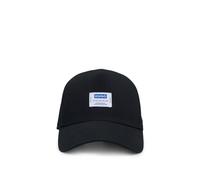 HUGO Cap aus Baumwoll-Twill mit Logo-Label - Style Merk-PL-TS, 50544433 Schwarz ONESI