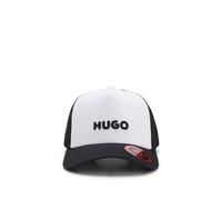 HUGO Cap aus Baumwoll-Twill mit Mesh-Einsätzen - Style Marsel-Trucker, 50535942 Weiß ONESI