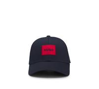 HUGO Cap aus Baumwoll-Twill mit rotem Logo-Label - Style Men-X 581-RL, 50492745 Dunkelblau ONESI