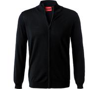 HUGO Herren Strickjacke SAN JORGE, schwarz, Gr. L