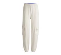 Hugo - Cargo Stil Baumwolle Terry Sweatpants - - Trousers - Damen - Beige - XS