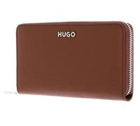 HUGO Portemonnaie mit Label-Detail Modell 'CHRIS' in Camel, Größe 1