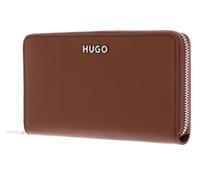 HUGO Portemonnaie mit Label-Detail Modell 'CHRIS' in Camel, Größe 1