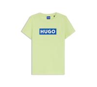 HUGO Slim-Fit T-Shirt aus Baumwolle mit blauem Logo in Box - Style Classic Tee_B, 50510772 Hellgrün XS