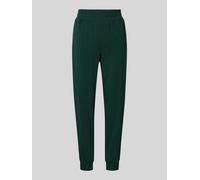 HUGO Comfort Fit Sweatpants aus Baumwoll-Mix Modell 'LAZE' in Dunkelgruen, Größe L