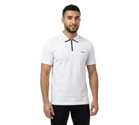 HUGO Poloshirt aus Baumwoll-Piqué mit Kontrast-Logo - Style Dalomino, 50511721 Weiß S