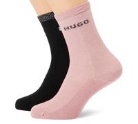HUGO Damen 2p Qs Shiny Piq CC W 10273374 Quarter_Socks