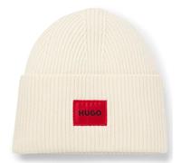 HUGO Mütze aus Schurwoll-Mix Modell 'SAFFA' in Offwhite, Größe 1