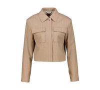 HUGO Relaxed-Fit Blazer aus Flanell mit Nadelstreifen - Style Alero, 50542658 Beige 38