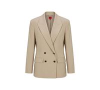 HUGO Damen Blazer AZENIA, beige, Gr. 34