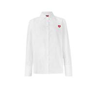 HUGO Damen Bluse ERSELIA, weiss, Gr. 40