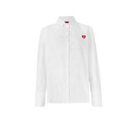 HUGO Damen Bluse ERSELIA, weiss, Gr. 42
