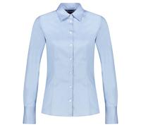 HUGO Bluse The Fitted Shirt – Slim-Fit bügelleichte Popeline – Hellblau Gr. 34