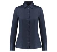 HUGO Damen Hemdbluse "The Fitted Shirt" Langarm, blau, Gr. 36
