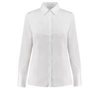 HUGO Damen Bluse THE FITTED SHIRT bügelleicht Slim Fit, weiss, Gr. 40