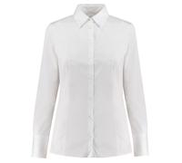 HUGO Damen Bluse THE FITTED SHIRT bügelleicht Slim Fit, weiss, Gr. 44