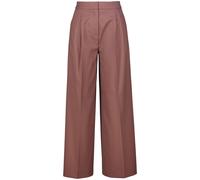 HUGO Damen Bundfaltenhose HORESA Relaxed Fit, braun, Gr. 42