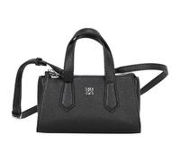 HUGO Schultertasche aus genarbtem Kunstleder mit Stack-Logo-Detail aus Metall - Style Chris 2.0_Sh Bag Box, 50552492 Schwarz ONESI