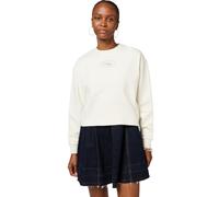 HUGO Blue Regular Fit Sweatshirt aus reiner Baumwolle Modell 'DAMASWEE_B_1' in Ecru, Größe M