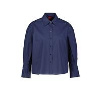HUGO Damen Hemdbluse EGGY, marine, Gr. 42