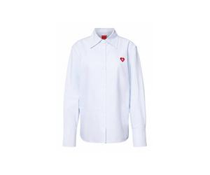 HUGO Damen Hemdbluse ERSELIA, blau, Gr. 40