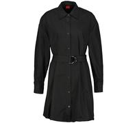 HUGO Damen Hemdblusenkleid KUMIRA, schwarz, Gr. 36