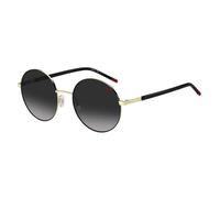 HUGO Damen HG 1237/S Sonnenbrille, Nero e oro, 55