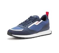 HUGO Damen Icelin Nylon Running Sneakers, Clean Navy, 38.5 EU