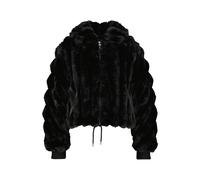 HUGO Damen Jacke aus Kunstfell, schwarz, Gr. XL