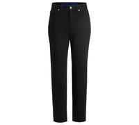 HUGO Schwarze Mom-Fit Jeans aus Denim mit Rinse-Waschung - Style Noe_B, 50520595 Schwarz 25/32