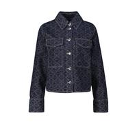 HUGO Jacke aus festem Denim mit Monogramm-Laser-Print - Style Gadison, 50541531 Dunkelblau M