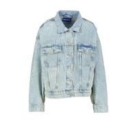 HUGO Damen Jeansjacke LOU_B Boxy Fit, blau, Gr. S