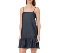 HUGO Trägerkleid aus Baumwoll-Mix-Denim mit Spaghettiträgern - Style Kabati-1_B, 50559414 Dunkelblau 34