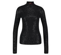 HUGO Langarmshirt Damen schwarz, XS
