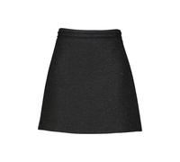 HUGO Damen Minirock aus glitzerndem Boucle RAFRANSI, schwarz, Gr. 36