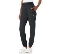 HUGO Damen Pure Cuffed Sweatpants mit Gummi-Logo Trainingshose, Stormy Black, X-Klein