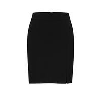 HUGO Damen Rovani Slim-Fit Minirock mit Cut-Out Schwarz 36