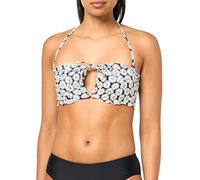 HUGO Damen Ruffle Bandeau Swim Top Bikini, Happy Daisy, Large