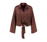 HUGO Damen Satinbluse ERRIKA, braun, Gr. 38