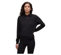 Hugo Damen Shuffle_Hoodie LOUNGEW_Sweatshirt, Black1, XS EU