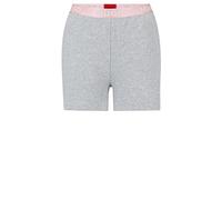 HUGO Damen Sporty Logo_Shorts Loungewear Short, Medium Grey35, L EU