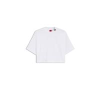HUGO Damen T-Shirt DAMELODY, weiss, Gr. M