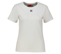 HUGO T-Shirt aus Baumwoll-Mix mit gesticktem Stack-Logo - Style Deloris, 50512002 Weiß XS