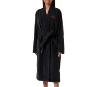 HUGO Damen Terry_gown DRESSING GOWN, Black1, L EU