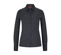 HUGO Damen The Fitted Shirt Blouse, Black1, 44 EU