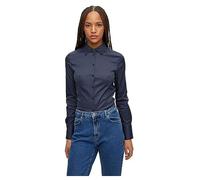 HUGO Damen The Fitted Shirt Blouse, Open Blue464, 40 EU