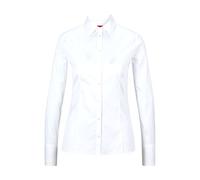 HUGO Damen The Fitted Shirt Bluse, Weiß (White100), 44 EU