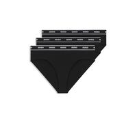 HUGO Damen Triplet Brief Stripe Dreierpack Slips aus Stretch-Baumwolle mit Logo-Bund