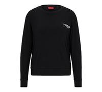 HUGO Damen Unite_ls-Shirt Pyjama_Longsleeve, Black1, XS EU