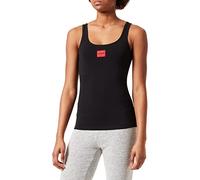 Trägertop HUGO UNDERWEAR "VEST RED LABEL" Gr. L (40), schwarz (black) Damen Tops HUGO mit rotem Labelaufnäher (13836566-L)